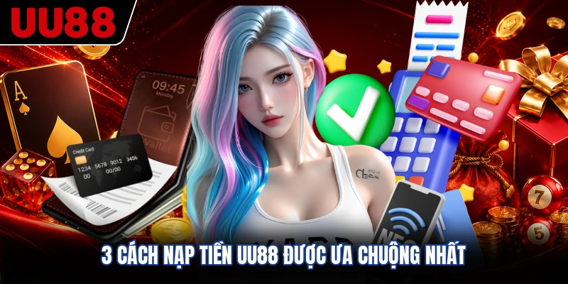 3 cách nạp tiền UU88 được ưa chuộng nhất
